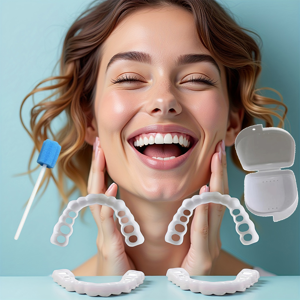 Teeth Whitening Uneven - Reusable Temporary False Teeth Veneers, Instant