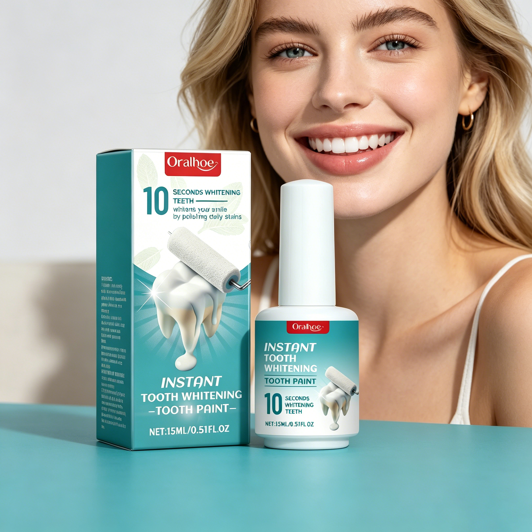 Teeth Whitening Or Bleaching - Oralhoe Teeth Whitening Serum Effective Yellow