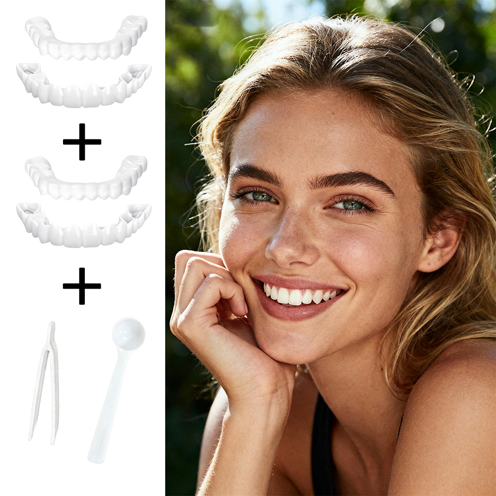 Teeth Whitening Uneven - New Reusable Temporary False Teeth Veneers,