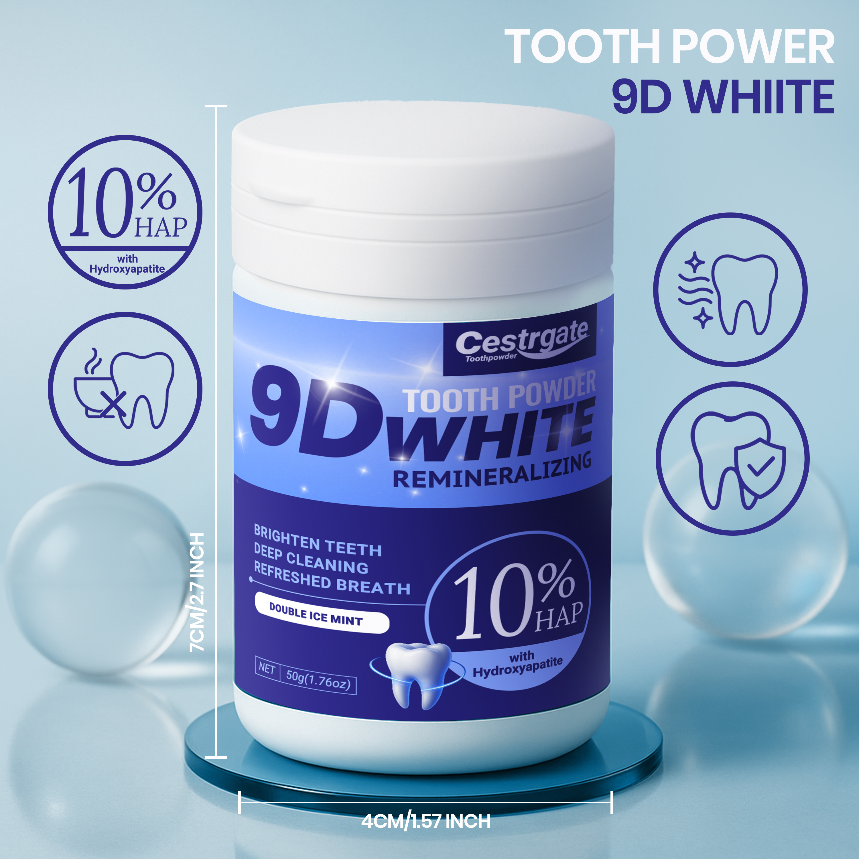 9D Hydroxyapatite Teeth Whiten - огляд і ціна Teeth Whitening Co