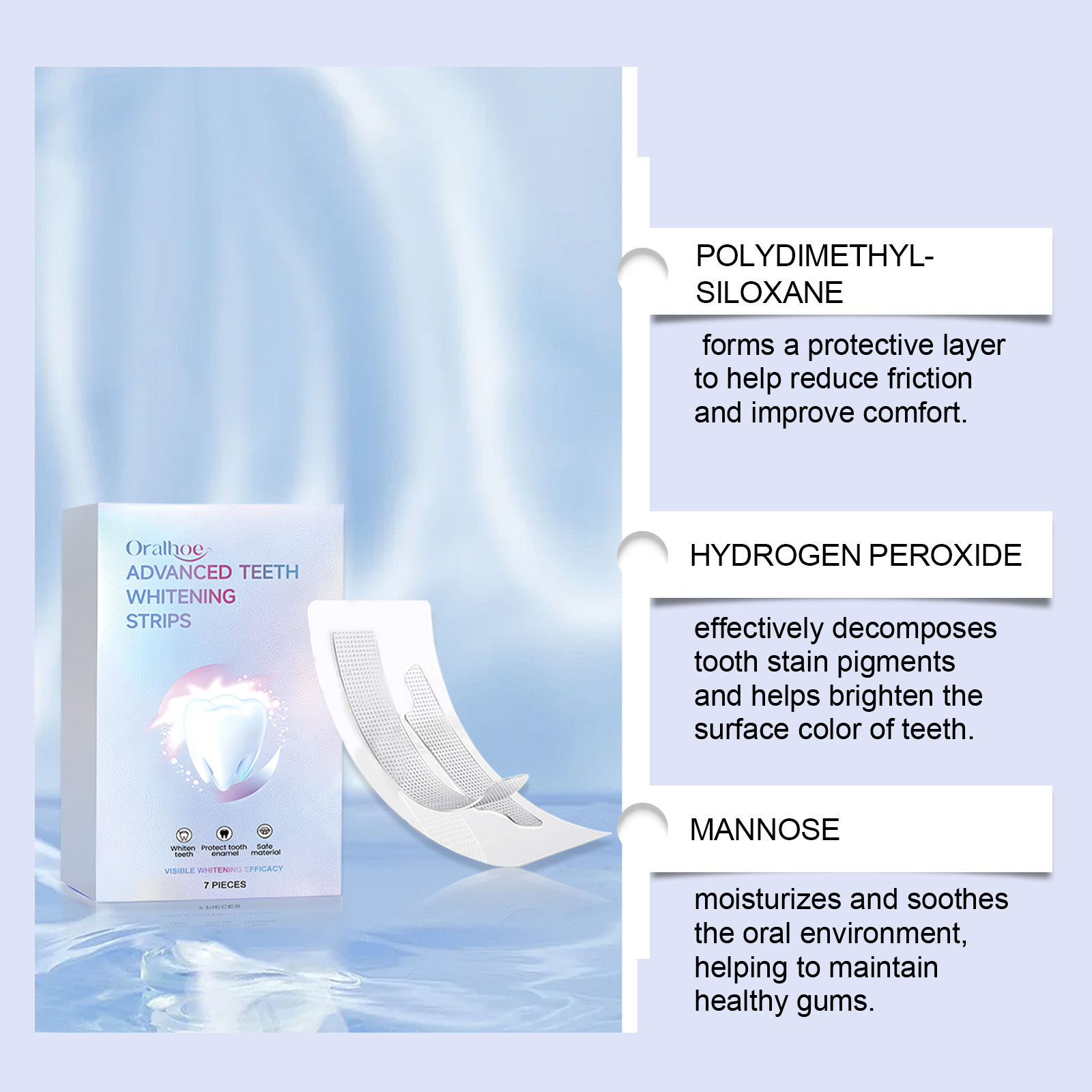 ORALHOE 7pcs Teeth Whitening S - огляд і ціна Teeth Whitening Or Bleaching