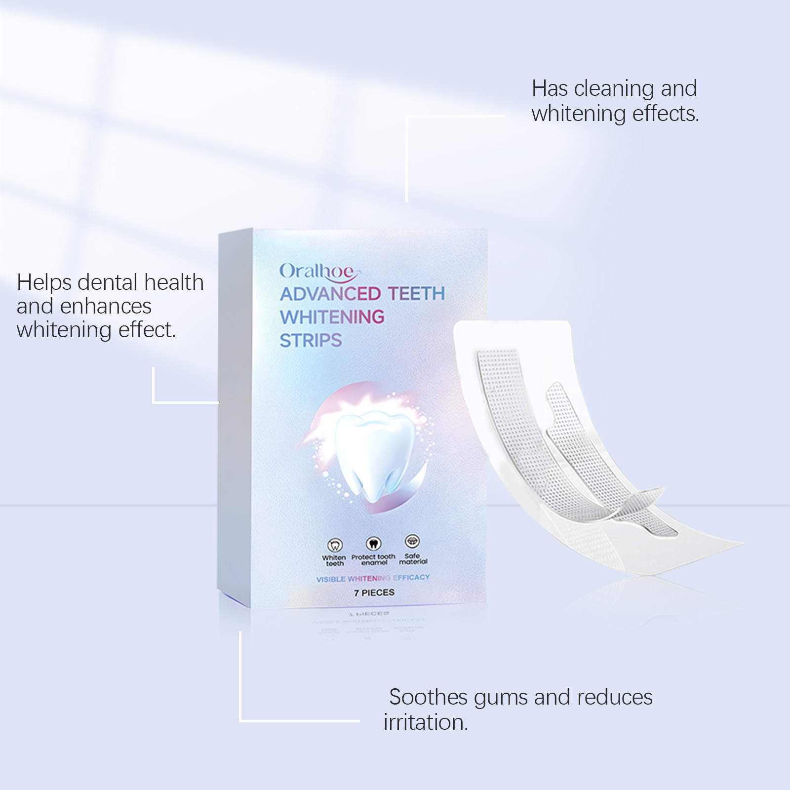 ORALHOE 7pcs Teeth Whitening S - огляд і ціна Teeth Whitening Or Bleaching
