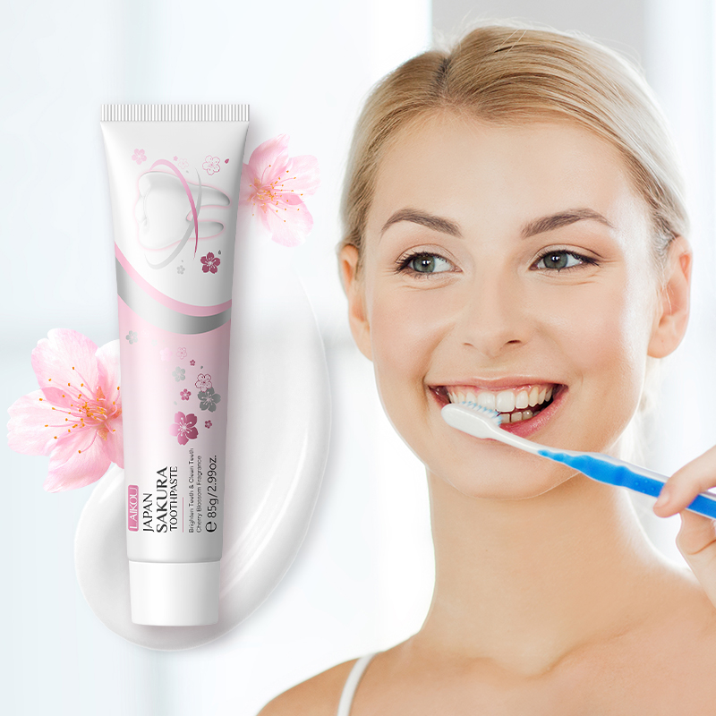 LAIKOU Japan Sakura Toothpaste - огляд і ціна Teeth Whitening Japan