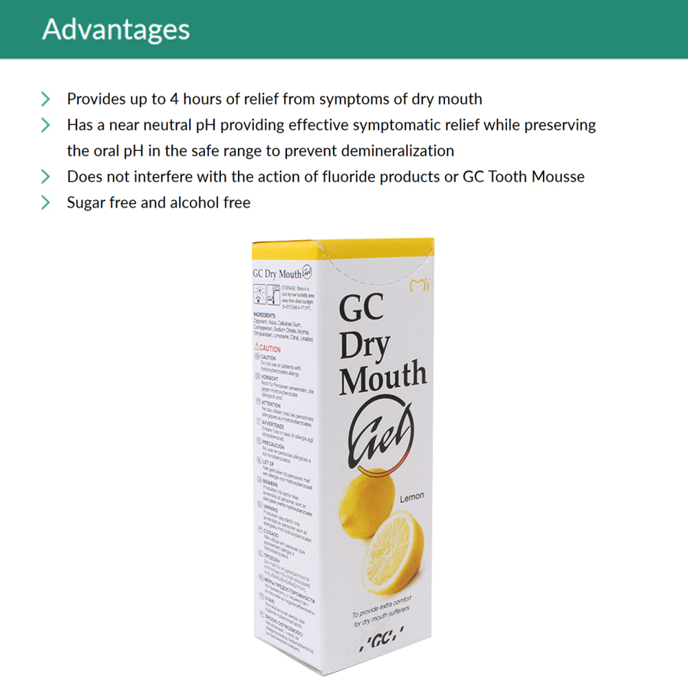 Dry Mouth Relief Gel Treatment - огляд і ціна Teeth Whitening Japan
