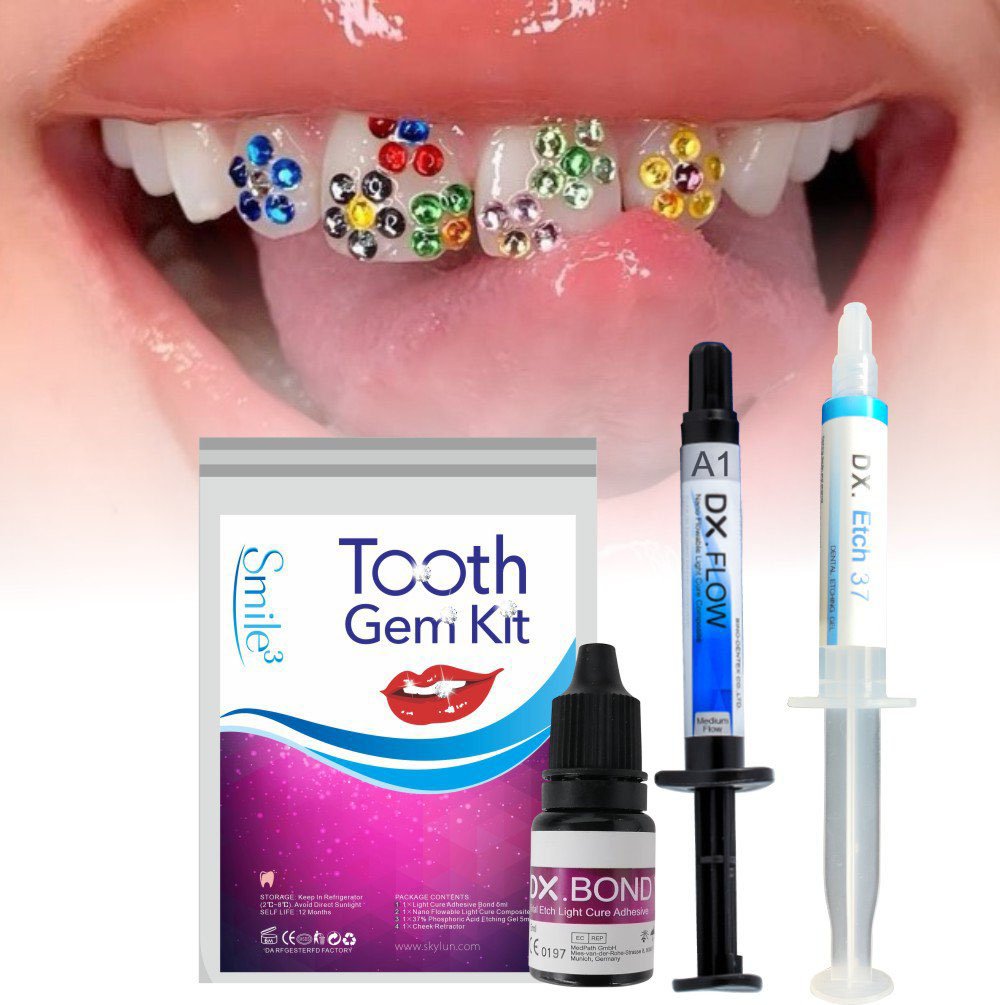 HOT Tooth Gem Kit Teeth Decora - огляд і ціна Teeth Whitening Gel