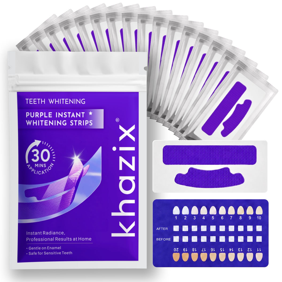 7 pairs Teeth Whitening Strips - огляд і ціна Teeth Whitening Strips Crest
