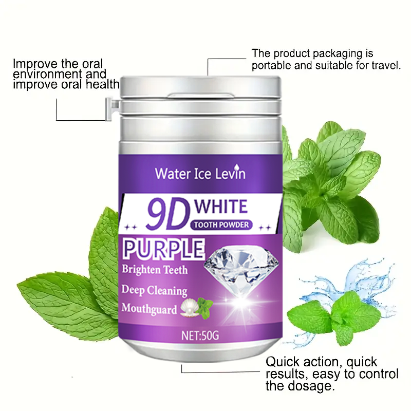 9D White Tooth Powder Brighten - огляд і ціна Teeth Whitening Co