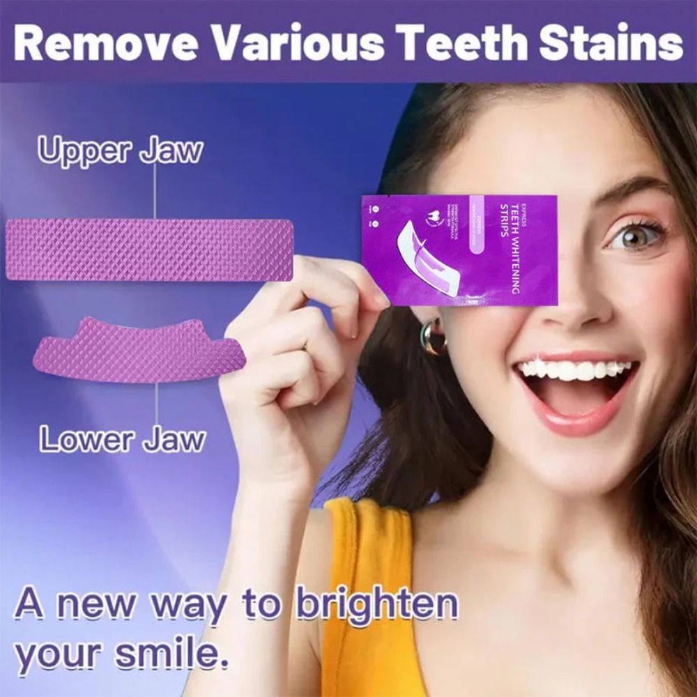 7D Whitening Strips Remove Yel - огляд і ціна Teeth Whitening Strips Crest