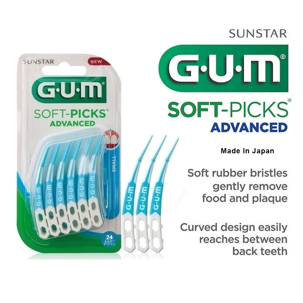 Gum Soft Picks Advanced Small  - огляд і ціна Teeth Whitening Japan