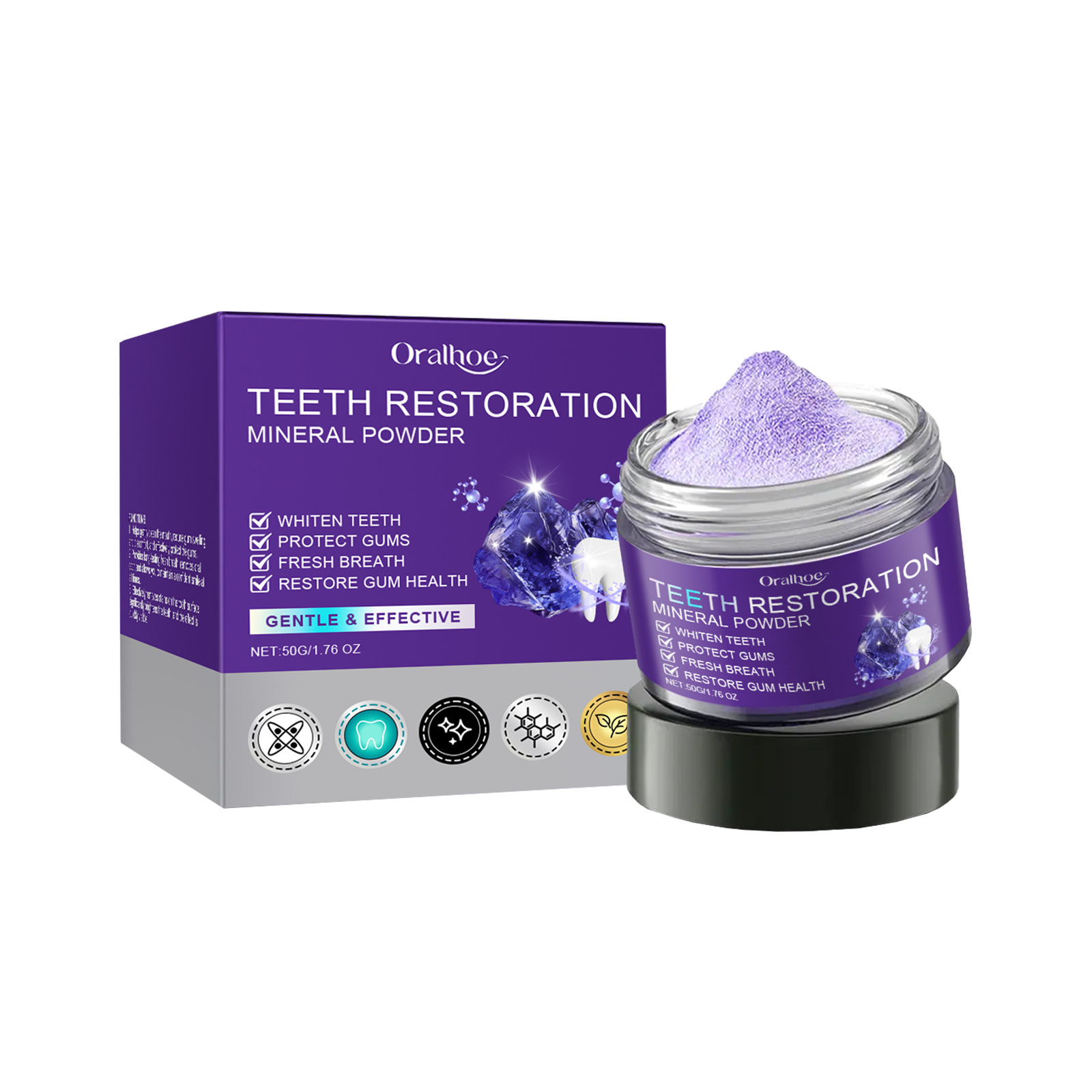 Teeth Restoration Mineral Powd - огляд і ціна Teeth Whitening Co