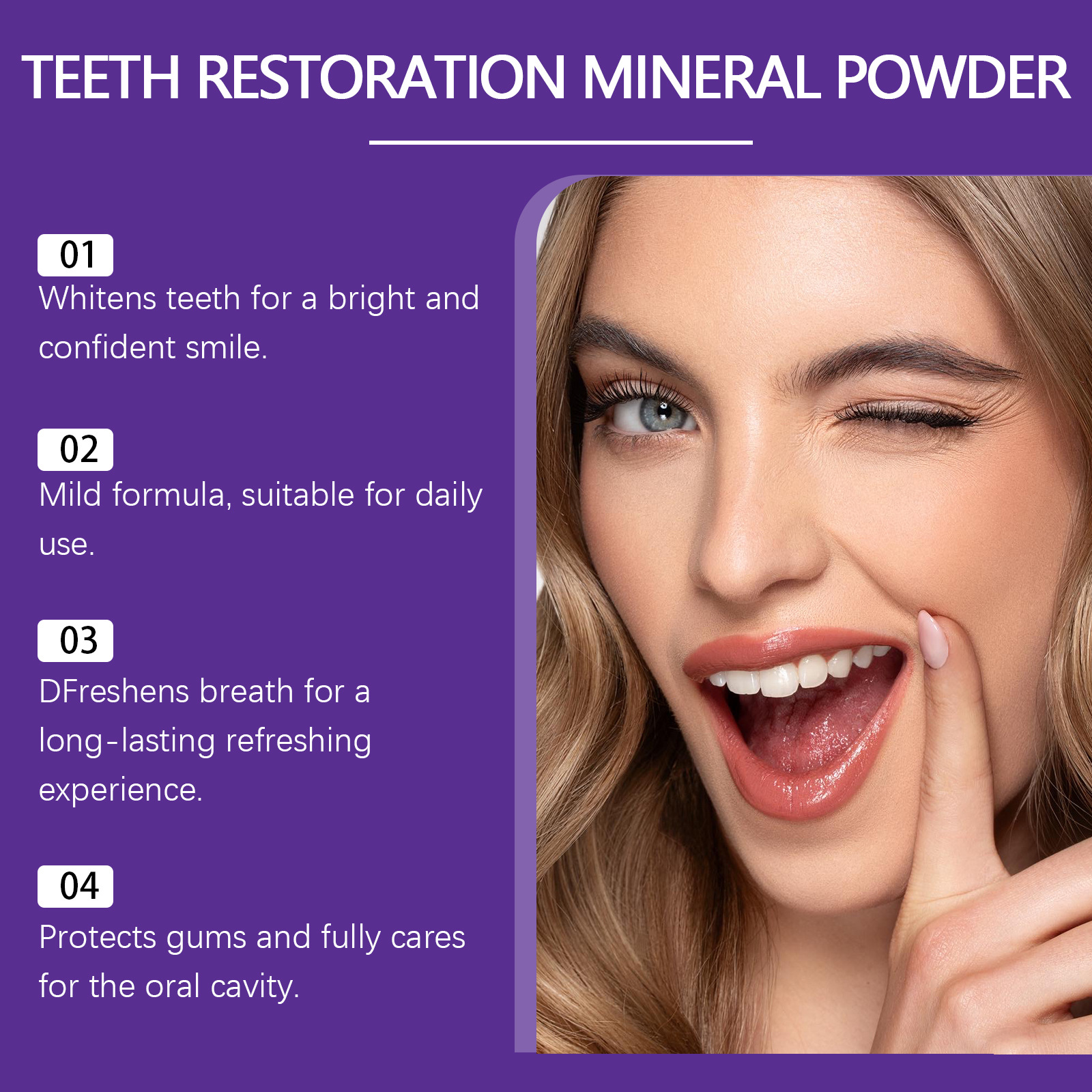 Teeth Restoration Mineral Powd - огляд і ціна Teeth Whitening Co