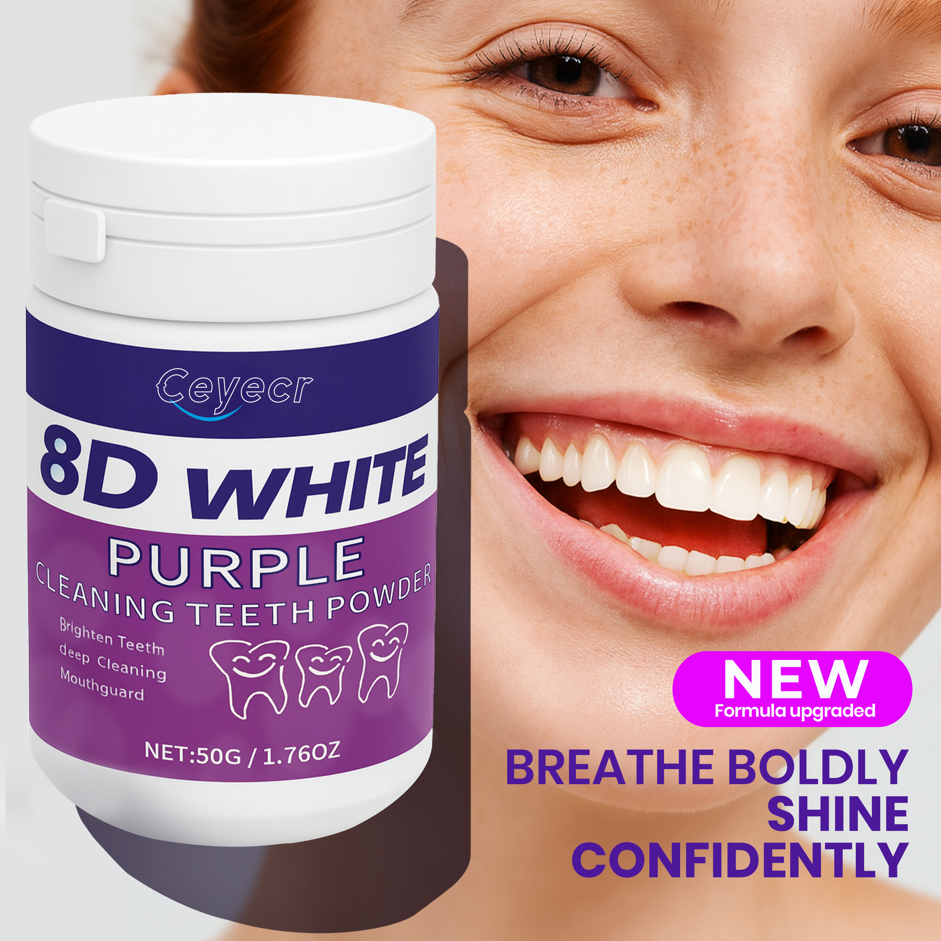 8D white Teeth Whitening Powde - огляд і ціна Teeth Whitening Co