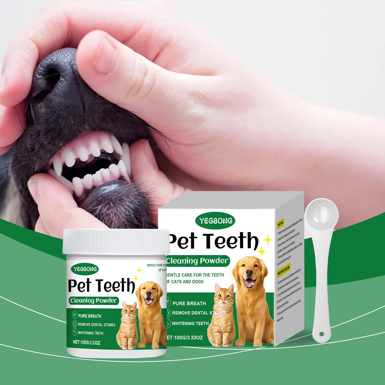 Pet Teeth Cleaning Powder Redu - огляд і ціна Teeth Whitening Lab