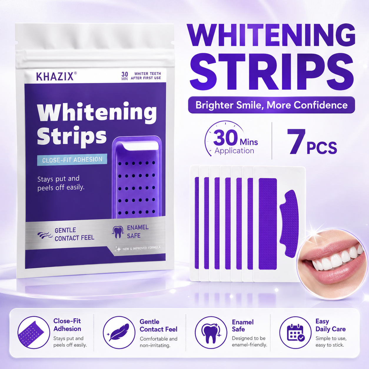 7PCS Teeth Whitening Strips fo - огляд і ціна Teeth Whitening Strips Crest