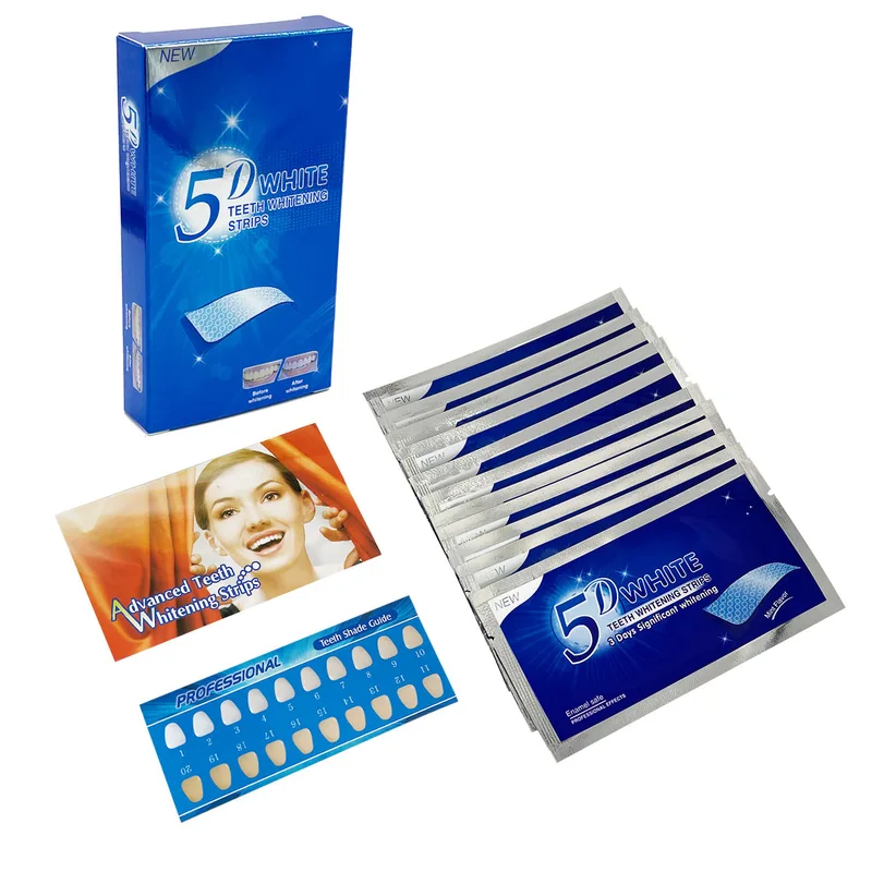 5D gel tooth whitening kit whi - огляд і ціна Teeth Whitening Strips Crest