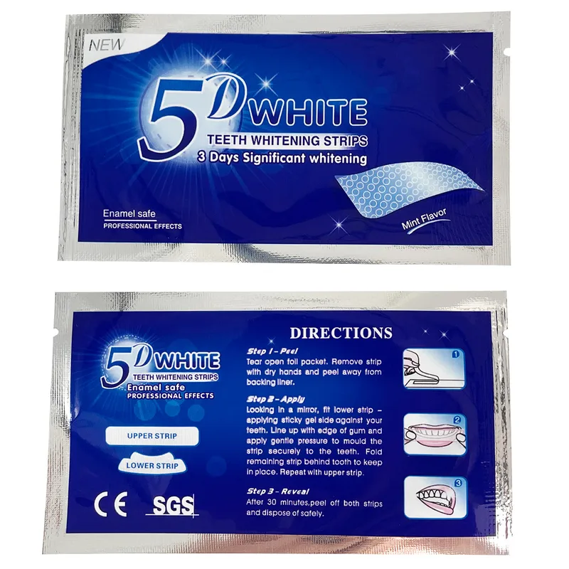 5D gel tooth whitening kit whi - огляд і ціна Teeth Whitening Strips Crest