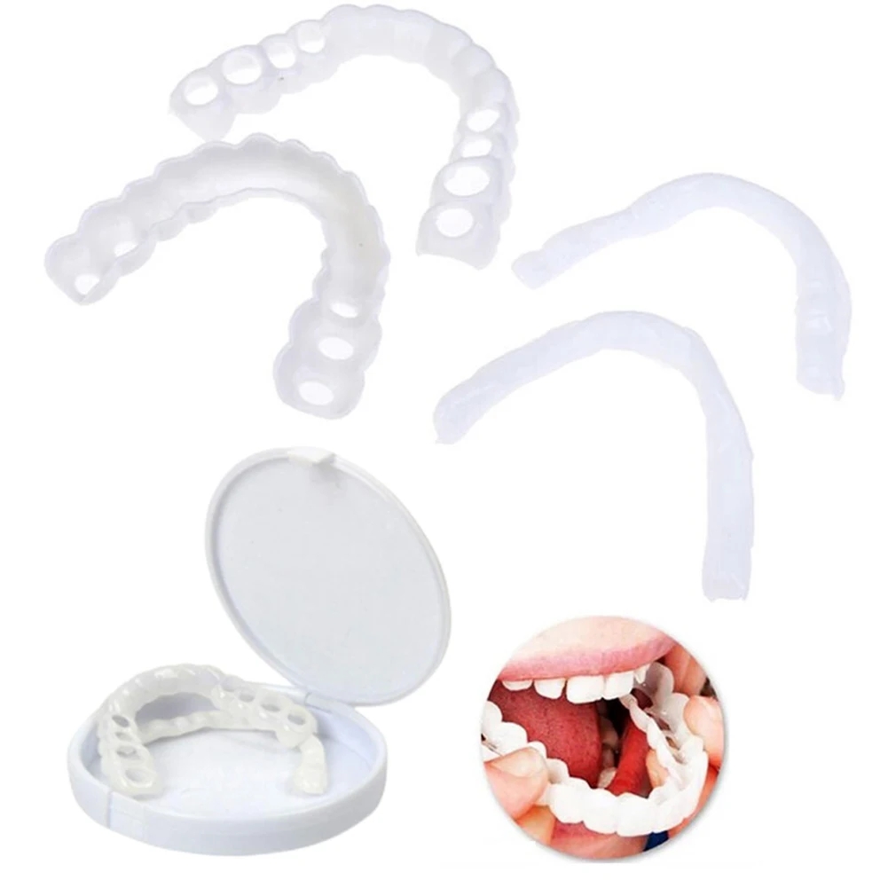 Reusable Temporary False Teeth - огляд і ціна Teeth Whitening Uneven