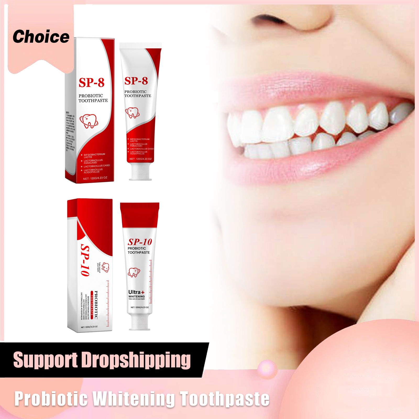 Sp 10 Probiotic Whitening Toot - огляд і ціна Teeth Whitening Flash