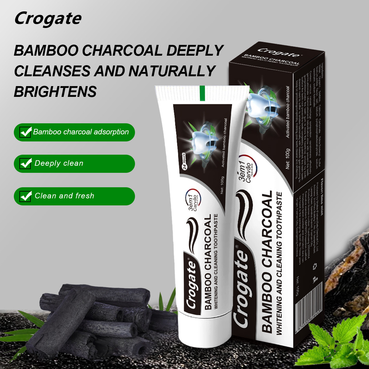 @@Whitening Toothpaste Bamboo  - огляд і ціна Teeth Whitening Co
