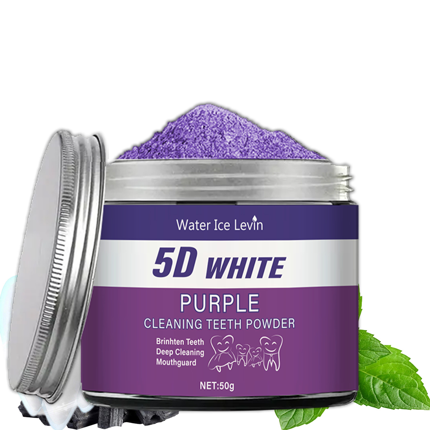 Purple Teeth Whitening Powder, - огляд і ціна Teeth Whitening Co