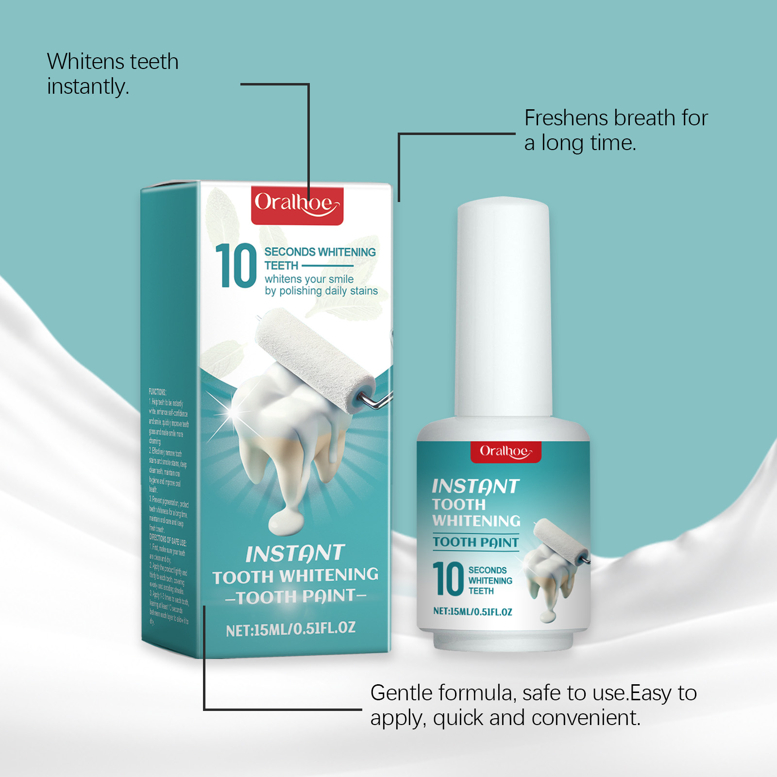 Oralhoe Teeth Whitening Serum  - огляд і ціна Teeth Whitening Or Bleaching
